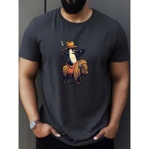 Penguin With A Laptop Unisex T-shirt Gift For Fan
